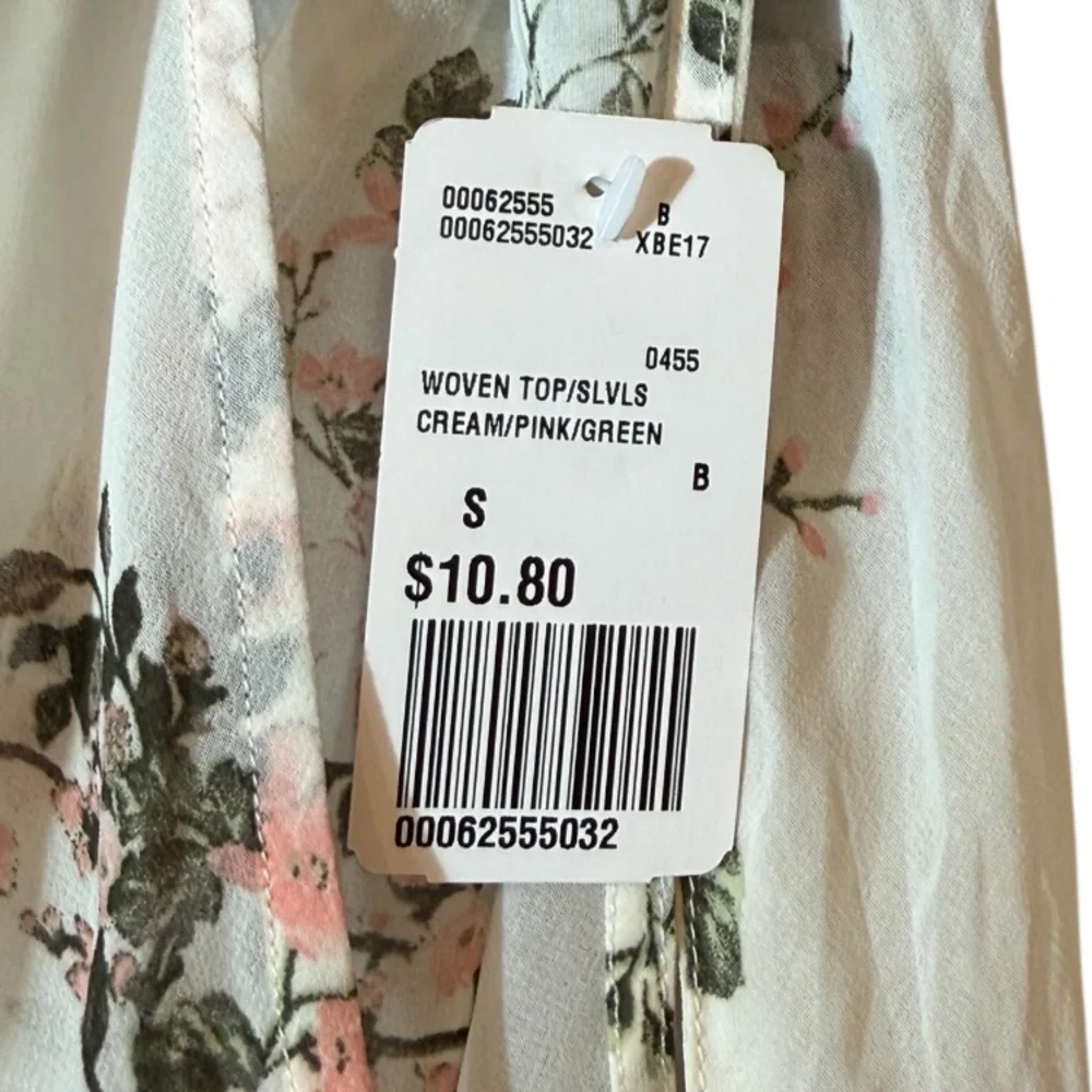 Forever 21 NWT Sheer Floral Halter Top Blouse Y2K Size Small